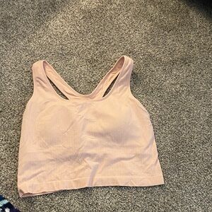 CALIA by Carrie Underwood Pink Ribbed Sports Bra